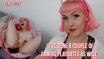 A Stunning Amateur With Pink Hair Indulges In Self-Pleasure And Toy Play