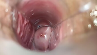 Intense Orgasm Inside The Vagina Viewed From Close Range